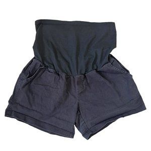 Maacie Maternity Women Black Shorts Size XL Cotton Pre-Owned Good Condition
